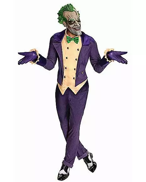 Adult Joker Costume - Batman: Arkham 1 Adult Joker Costume - Batman: Arkham