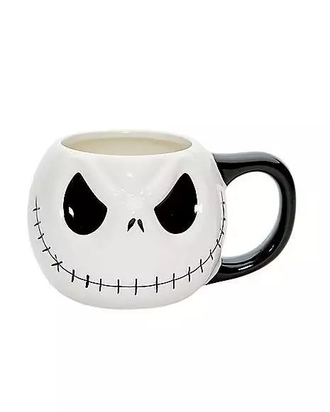 Molded Jack Skellington Coffee Mug 20 Oz. - The Nightmare Before Chris 1 Molded Jack Skellington Coffee Mug 20 Oz. - The Nightmare Before Chris