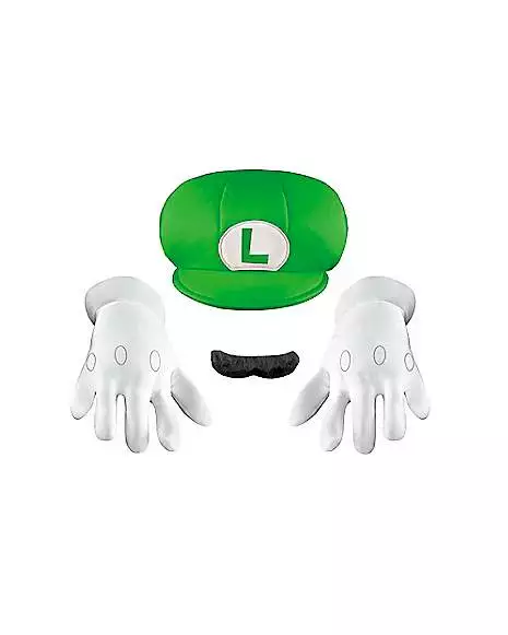 Kids Luigi Costume Kit - Nintendo 2 Kids Luigi Costume Kit - Nintendo - Image 2