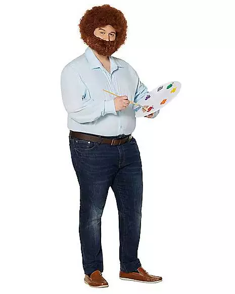 Adult Bob Ross Costume - Firefly 2 Adult Bob Ross Costume - Firefly - Image 2