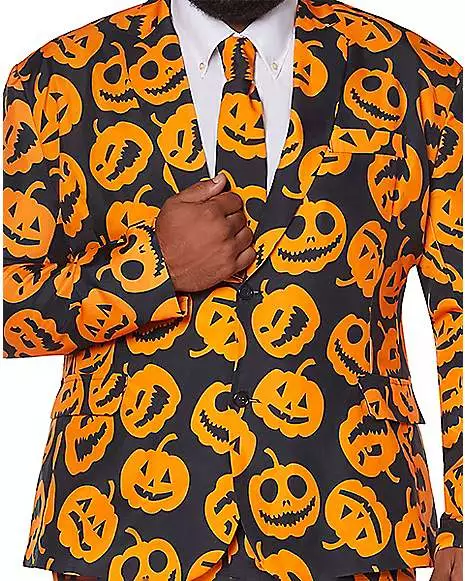 Adult Jack-O-Lantern Plus Size Suit 2 Adult Jack-O-Lantern Plus Size Suit - Image 2