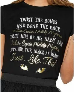 Twisted Bones Binx Spell T Shirt - Hocus Pocus 6 Twisted Bones Binx Spell T Shirt - Hocus Pocus -Cosplay Shop 01383702 c