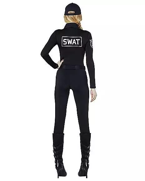 Adult SWAT Catsuit Costume 2 Adult SWAT Catsuit Costume - Image 2