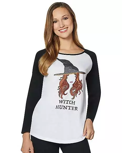 Dani Dennison Witch Hunter Long Sleeve T Shirt - Hocus Pocus 1 Dani Dennison Witch Hunter Long Sleeve T Shirt - Hocus Pocus