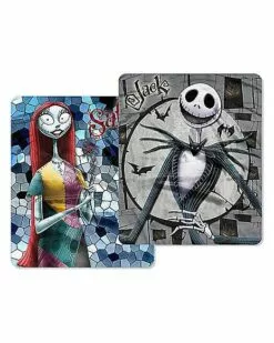 Jack And Sally Reversible Fleece Blanket - The Nightmare Before Christ 6 Jack And Sally Reversible Fleece Blanket - The Nightmare Before Christ -Cosplay Shop 01414473 c