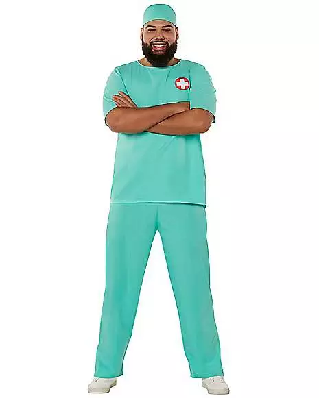 Adult ER Surgeon Plus Size Costume 1 Adult ER Surgeon Plus Size Costume