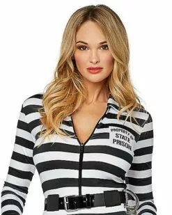 Adult Jailbird Catsuit Costume 6 Adult Jailbird Catsuit Costume -Cosplay Shop 01464908 c