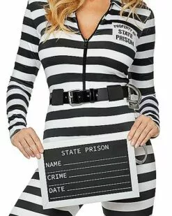 Adult Jailbird Catsuit Costume 7 Adult Jailbird Catsuit Costume -Cosplay Shop 01464908 d