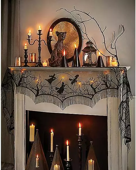 Light-Up LED Mantel Scarf - Hocus Pocus 2 Light-Up LED Mantel Scarf - Hocus Pocus - Image 2