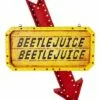 Light-Up LED Hanging Marquee Beetlejuice Sign