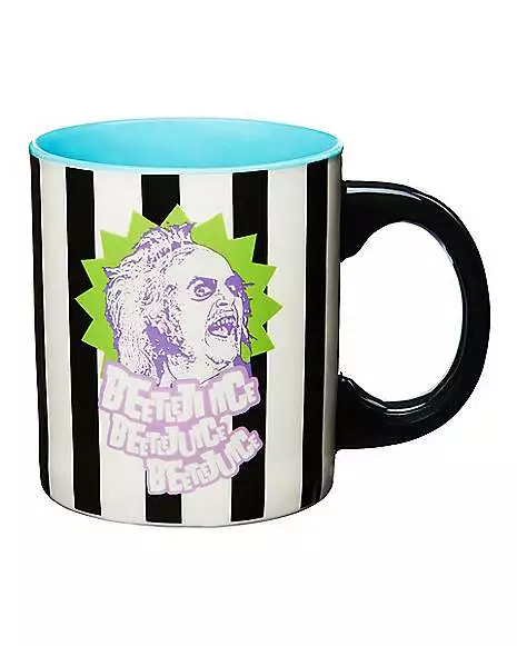 Striped Beetlejuice Coffee Mug - 20 Oz. 1 Striped Beetlejuice Coffee Mug - 20 Oz.