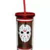 Jason Voorhees Jersey Cup With Straw 20 Oz. - Friday The 13th