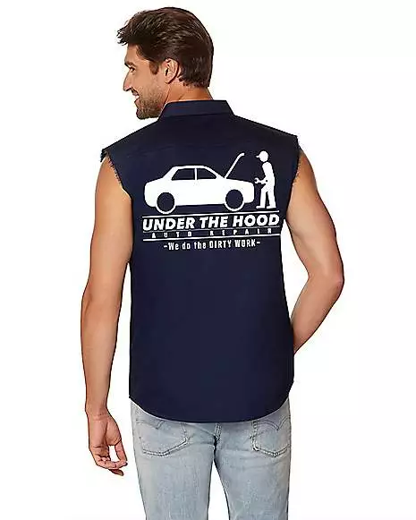 Adult Under The Hood Mechanic Vest 2 Adult Under The Hood Mechanic Vest - Image 2