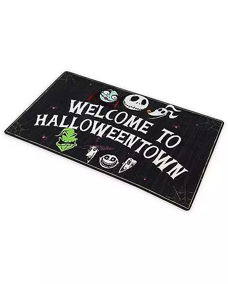 Welcome To HalloweenTown Doormat - The Nightmare Before Christmas 2 Welcome To HalloweenTown Doormat - The Nightmare Before Christmas - Image 2