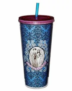 Living Marry The Dead Corpse Bride Cup With Straw - 20 Oz.