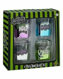Beetlejuice Mini Glass Set - 4 Pack -Cosplay Shop 01517374 g