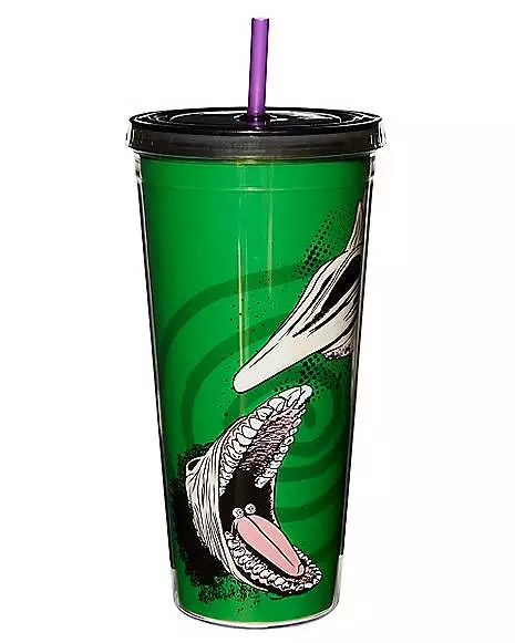 We're Dead Beetlejuice Cup With Straw 1 We're Dead Beetlejuice Cup With Straw