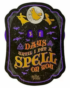 Hocus Pocus Halloween Countdown Sign - Disney