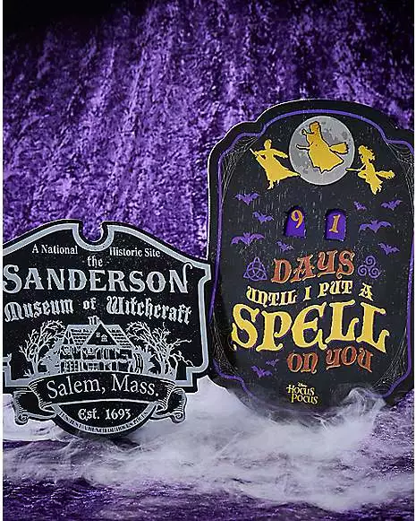 Hocus Pocus Halloween Countdown Sign - Disney 2 Hocus Pocus Halloween Countdown Sign - Disney - Image 2