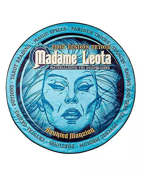 Madame Leota The Haunted Mansion Fleece Blanket - Disney 1 Madame Leota The Haunted Mansion Fleece Blanket - Disney