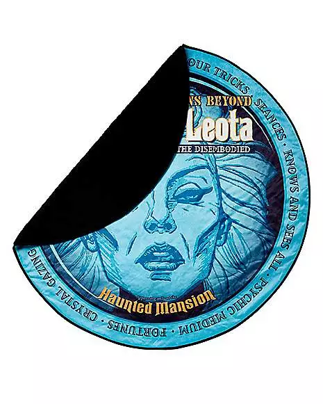 Madame Leota The Haunted Mansion Fleece Blanket - Disney 2 Madame Leota The Haunted Mansion Fleece Blanket - Disney - Image 2