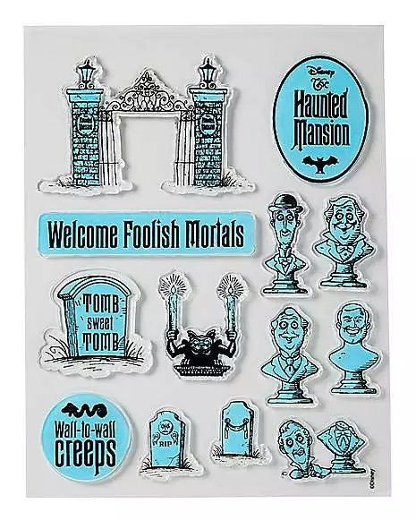 Glow In The Dark The Haunted Mansion Window Clings - Disney 2 Glow In The Dark The Haunted Mansion Window Clings - Disney - Image 2