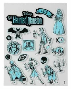 Glow In The Dark The Haunted Mansion Window Clings - Disney 6 Glow In The Dark The Haunted Mansion Window Clings - Disney -Cosplay Shop 01535780 c