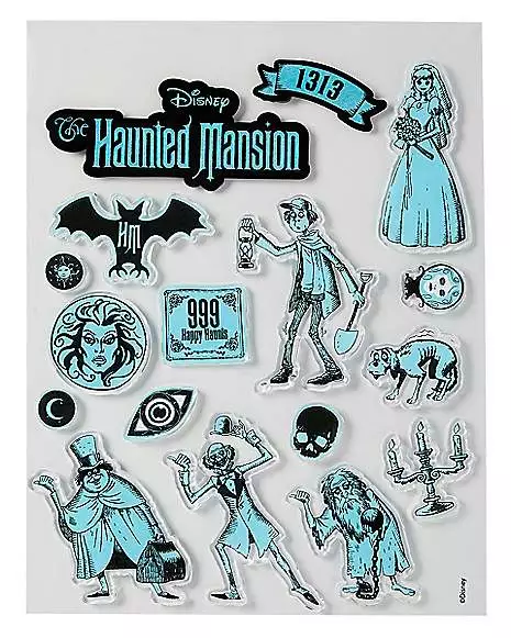 Glow In The Dark The Haunted Mansion Window Clings - Disney 3 Glow In The Dark The Haunted Mansion Window Clings - Disney - Image 3