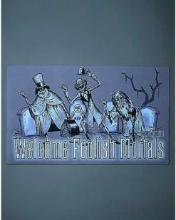 Welcome Foolish Mortals Doormat - The Haunted Mansion -Cosplay Shop 01542778 d