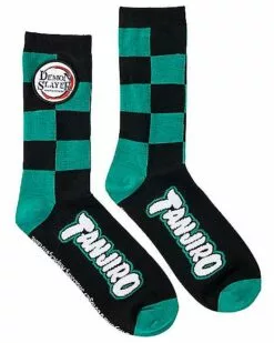 Tanjiro Kamado Crew Socks - Demon Slayer