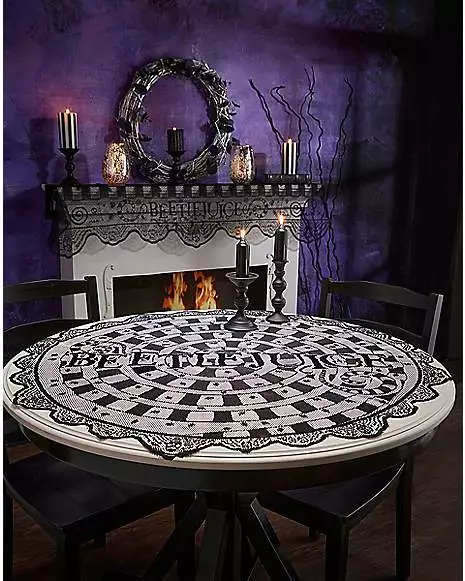 Round Lace Beetlejuice Tablecloth 1 Round Lace Beetlejuice Tablecloth