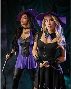 Adult Black Magic Witch Costume 5 Adult Black Magic Witch Costume -Cosplay Shop 01560739 c