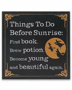 To Do List Sign - Hocus Pocus