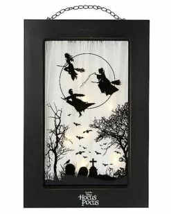 Sanderson Sisters Light-Up Hanging Window Sign - Hocus Pocus