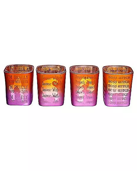 Hocus Pocus Mini Glass Set 4 Pack - Disney 1 Hocus Pocus Mini Glass Set 4 Pack - Disney