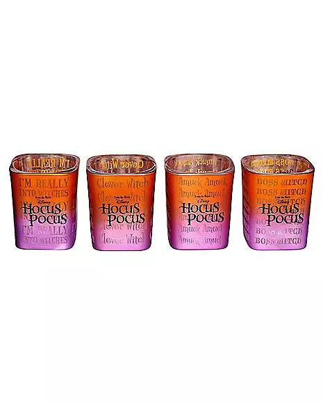 Hocus Pocus Mini Glass Set 4 Pack - Disney 2 Hocus Pocus Mini Glass Set 4 Pack - Disney - Image 2