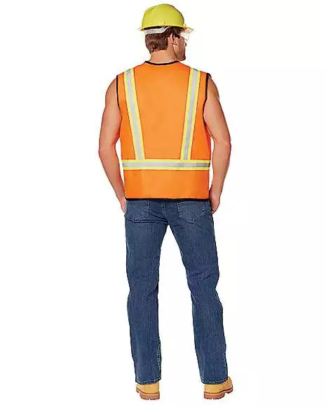 Construction Worker Costume Kit 2 Construction Worker Costume Kit - Image 2