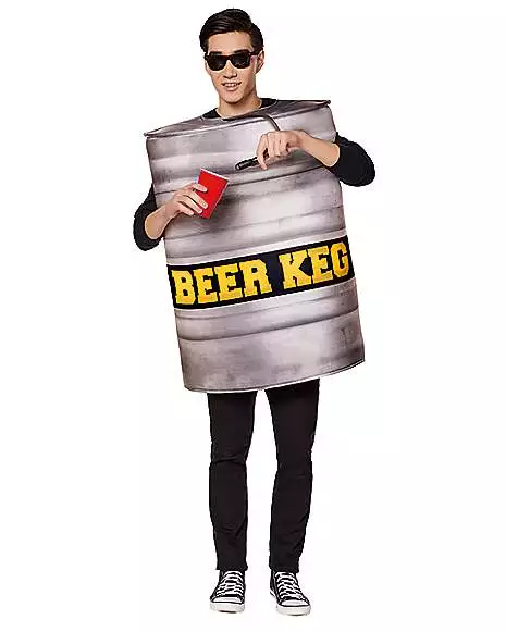 Adult Beer Keg Costume 1 Adult Beer Keg Costume