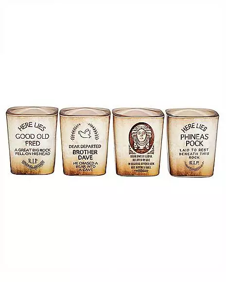 The Haunted Mansion Mini Glass Set - 4 Pack 1 The Haunted Mansion Mini Glass Set - 4 Pack