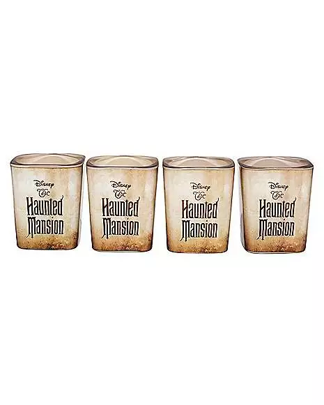 The Haunted Mansion Mini Glass Set - 4 Pack 2 The Haunted Mansion Mini Glass Set - 4 Pack - Image 2
