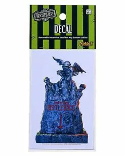 Here Lies Beetlejuice Tombstone Decal -Cosplay Shop 01584150 b