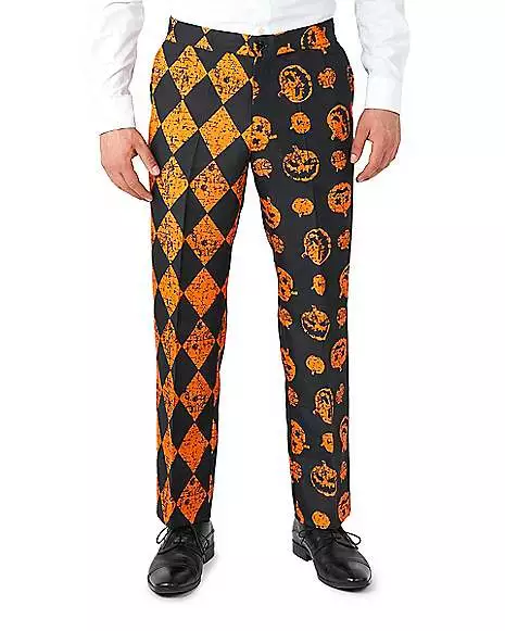 Adult Distressed Pumpkin Party Suit 5 Adult Distressed Pumpkin Party Suit - Image 5