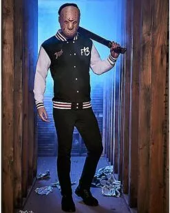 Adult Jason Voorhees Varsity Jacket - Friday The 13th