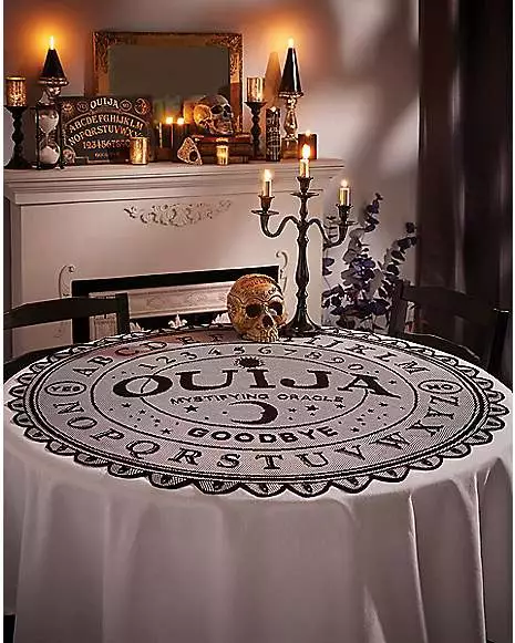 Round Ouija Board Tablecloth -Cosplay Shop 01588714 a