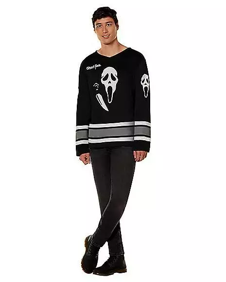 Adult Ghost Face Jersey 3 Adult Ghost Face Jersey - Image 3