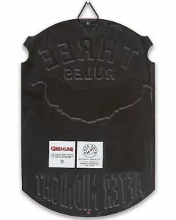 Three Rules Gizmo Sign - Gremlins 6 Three Rules Gizmo Sign - Gremlins -Cosplay Shop 01591791 c