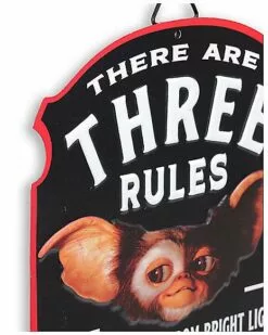 Three Rules Gizmo Sign - Gremlins 7 Three Rules Gizmo Sign - Gremlins -Cosplay Shop 01591791 d