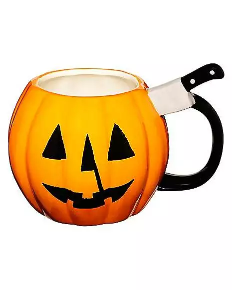 Michael Myers Pumpkin Molded Coffee Mug 20 Oz. - Halloween 1 Michael Myers Pumpkin Molded Coffee Mug 20 Oz. - Halloween