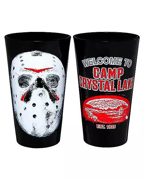 Jason Voorhees Pint Glasses 2 Pack - Friday The 13th 1 Jason Voorhees Pint Glasses 2 Pack - Friday The 13th