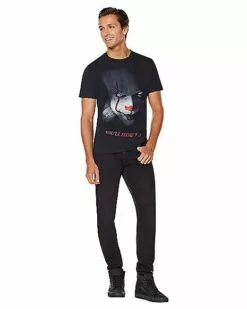 Hi Georgie Pennywise T Shirt - It 5 Hi Georgie Pennywise T Shirt - It -Cosplay Shop 01598119 c